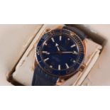 Omega Seamaster Planet Ocean 18ct rose gold Ref 215.63.44.21.03.001 with Box and Papers 2016