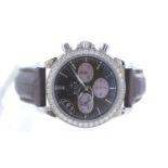 Omega De Ville Chronograph Diamond Set Bezel Circa 2006