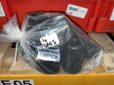 4 X BRAND NEW BAGS OF 20 3SDM-M40 RUBBBER CUPS (LOC: 7.6-BB51)