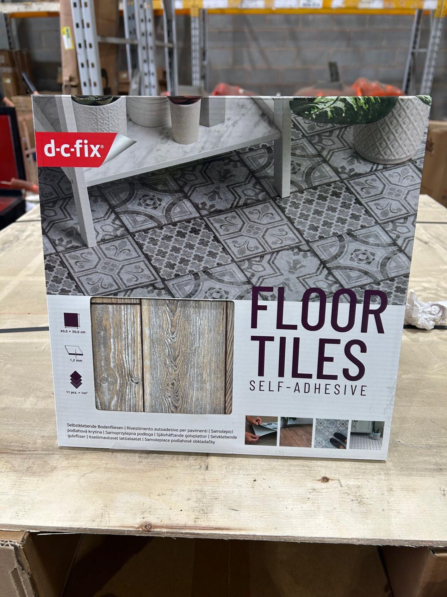 27 X Brand New Packs of D-C-Fix Floor Tiles. Self Adhesive. Rustic Style. 30.5cmx30.5cm. 1m2 per