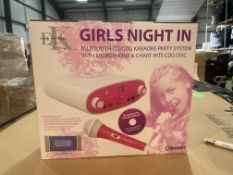 5X BRAND NEW EASY KARAOKE BLUETOOTH CD KARAOKE PARTY SYSTEMS WITH MICROPHONE (COLOURS MAY VARY