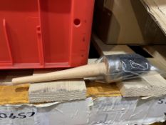 25 X BRAND NEW CHARLES BENTLEY 2 INCH WAX BRUSHES BLACK (LOC: 9.9-BB2008)