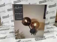 10 X BRAND NEW Harbour Studio Kachia Wired Wall light RRP £44 EACH. The Kachia 2 light wall light is