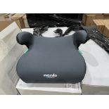6 X BRAND NEW NANIA PREMIUM CHILDRENS CAR BOOSTER SEATS (LOC: 17.3-AA1440)