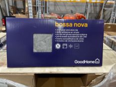11 x Brand New Packs of GoodHome Bossa Nova Grey Plain Stone effect Self-adhesive Luxury vinyl tile,