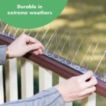 4 X BRAND NEW BIRD BLINDER 15 PIECE SPIKE SETS WITH 33' COVERAGE RRP £40 EACH. ULTRA WIDE COVERAGE :