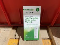 27 X HEALLTH AND WELLNESS UNDERACTIVE THYROID TESTS (LOC: 31.2-BB642)