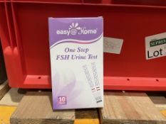 16 X EASY HOME ONE STEP FSH URINE TESTS PACKS OF 10 RRP £16 EACH (LOC: 26.5-BB503)