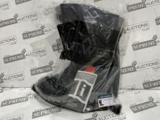 10 X BRAND NEW PAIRS OF PORTWEST METATARSAL WELLINGTON BOOTS BLACK SIZE 9 (LOC: 45.3-AA1606)