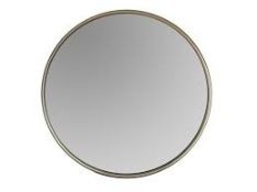 BRAND NEW Round Silver Wall Mirror RRP £149. Very Stylish Round Silver Wall Mirror, fitted with