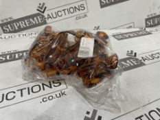 600 X BRAND NEW BROWN PREMIUM HAIR CLIPS (LOC: 21.1-AA1208)