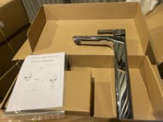 BRAND NEW VURTU PERES MONO BASIN MIXER CHROME RRP £189. (LOC: 45.6-AA3508)