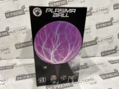 8 X BRAND NEW Kicko 10-Inch Plasma Ball - Purple Plasma Globe Touch and Sound Sensitive - Nebula
