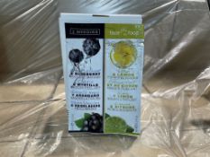 192 X FACE FOOD 2 X 6ML FACE PACK INCLUDING BLACKCURRANT AND BLUEBERRY PEEL OFF MASK AND LIME AND