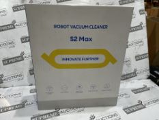BOXED S2MAX Robot Vacuum Cleaner. RRP £129.99. 2 in 1 4000Pa Robot Vacuum: S2 Max 2-in-1 robot