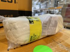 300 X BRAND NEW PAIRS OF PORTWEST WHITE STOCKINETTE KNITWRIST LINER PROFESSIONAL WORK GLOVES (LOC: