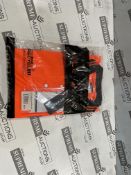 24 X BRAND NEW PORTWEST ORANGE HI VIS SHORT SLEEVED POLO TOPS SIZE MEDIUM (LOC: 36.2-AA1255)