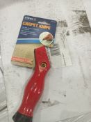 40X BRAND NEW Roberts Pro Dual-Depth Carpet Knife , ROBERTS® Pro Dual-Depth Carpet Knife is a must-