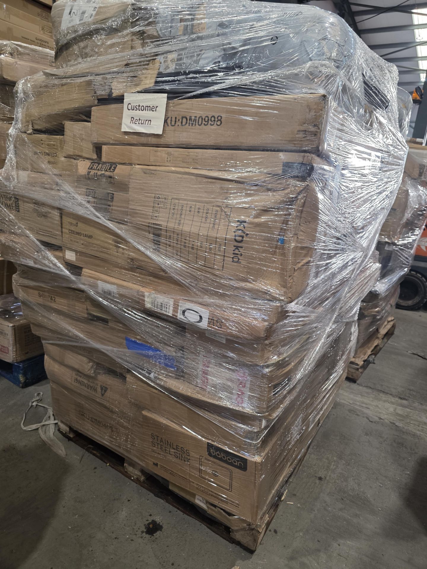 Unchecked & Unopened Pallet of Mystery Customer Returns – Major UK Retailer. unchecked and - Image 2 of 10