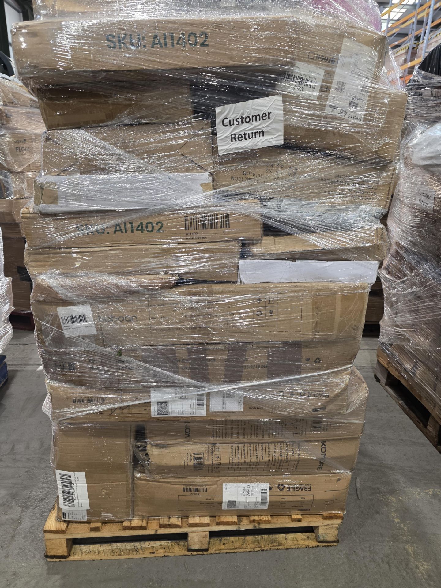 Unchecked & Unopened Pallet of Mystery Customer Returns – Major UK Retailer. unchecked and - Image 4 of 10