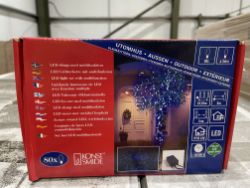 15 X BRAND NEW KONSTMIDE 80 LED CHRISTMAS LIGHT SETS WITH MULTIFUNCTION 3630-400EE (LOC: 20.11-