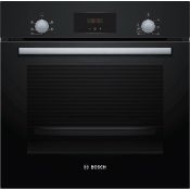 Bosch Series 2 HHF113BA0B Built-in Single Multi-function Electric Oven - Black. - SR3F. RRP £389.