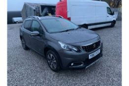 YR67 XTC PEUGEOT 2008 ALLURE 1 X KEY LOGBOOK ALLOY WHEELS CENTRAL LOCKING ELECTRIC WINDOWS LEATHER /