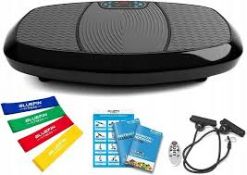 Bluefin Fitness 3d 1000 Ultra Slim Vibration Plate Black. BATTLE FAT & BEAT THE BULGE WITH LATEST IN