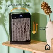 GoodHome 2.5W Black Fan heater. - SR2.2.1.