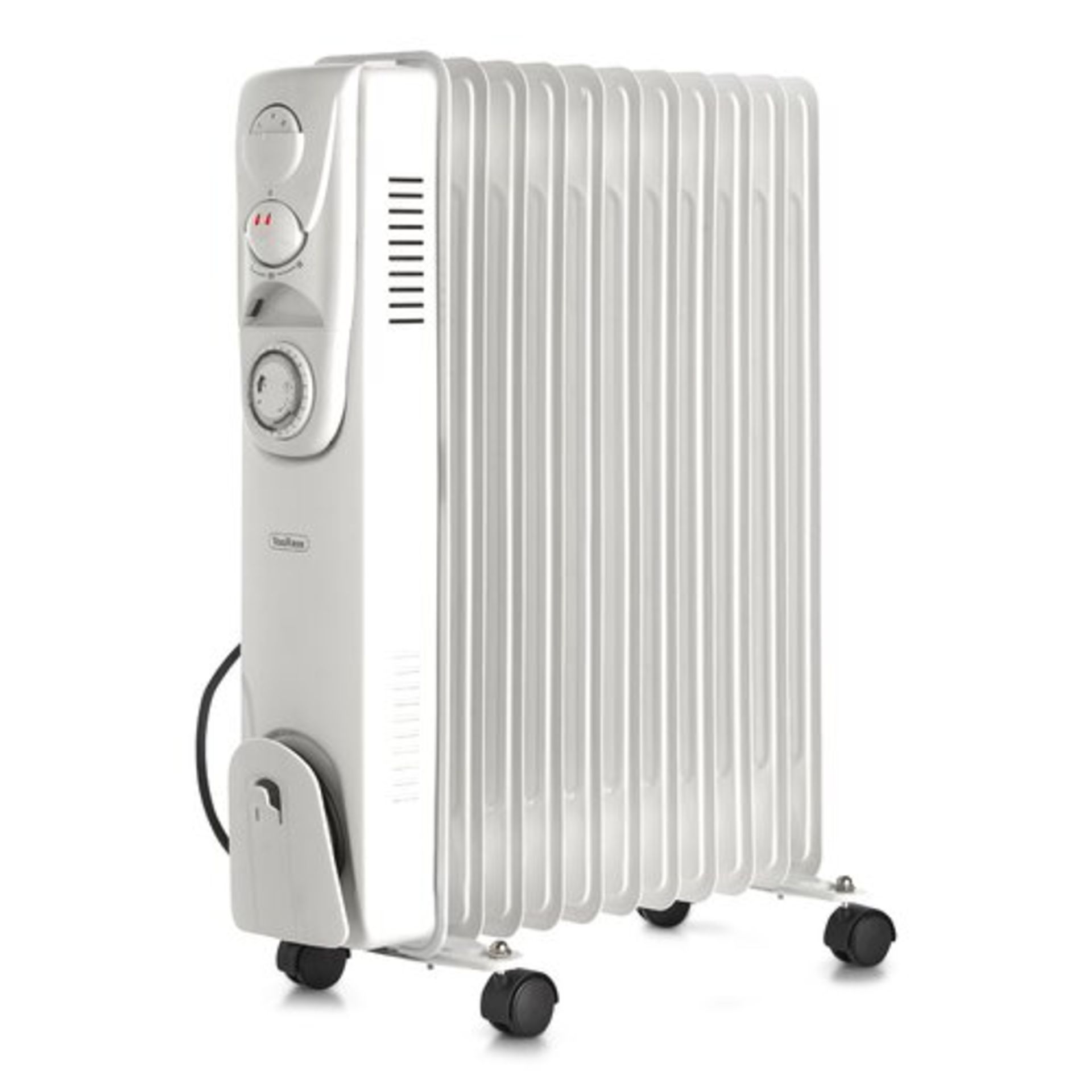 Boxed 11 Fin Oil Filled Radiator with Timer 2500W - White-SR5(4.4)
