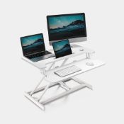Boxed White Standing Desk Converter-SR5(4.10)