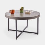 Boxed Concrete Effect Coffee Table-SR5(4.11E)