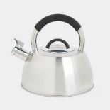 Boxed Silver Stainless Steel Whistling Stove Top Kettle - 2.5L-SR5(4.4)