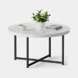 Boxed Mosley Faux Marble Coffee Table-RS2.6