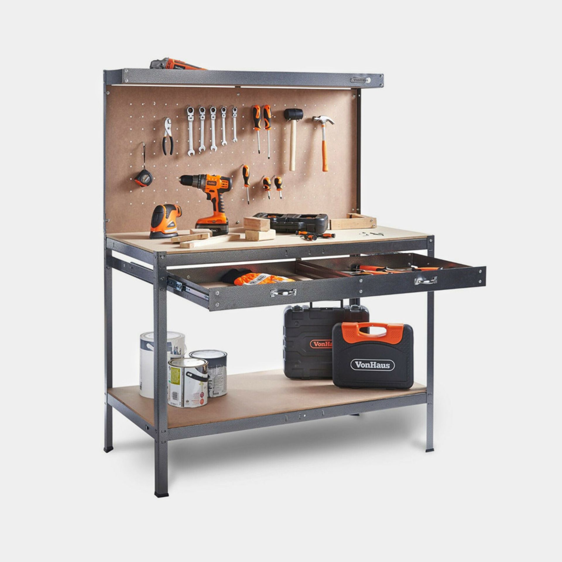 Boxed Workbench with Pegboard-SR5(4.6)