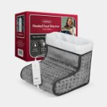 Boxed Grey Electric Foot Warmer. - SR3.4.5.