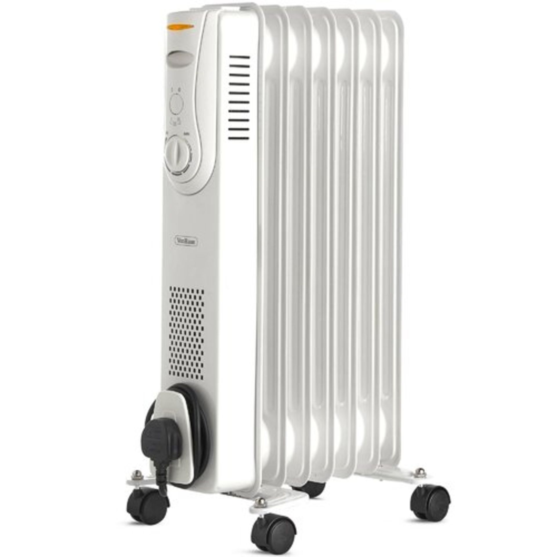 Boxed 7 Fin Oil Filled Radiator 1500W - White-SR3(4.4)