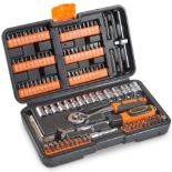 Boxed 130pc Socket + Bit Set-SR3(3.7)