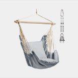 Boxed Seville Grey Hanging Swing Chair-RS2.7