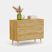 Boxed Sienna Rattan Chest of Drawers-SR5(4.11)