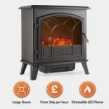 Boxed Black Stove Heater - 1850W-SR5(2.1)