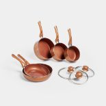 Boxed Pots & Pans Set 5 Piece Induction Safe - Brown-SR5(4.3)