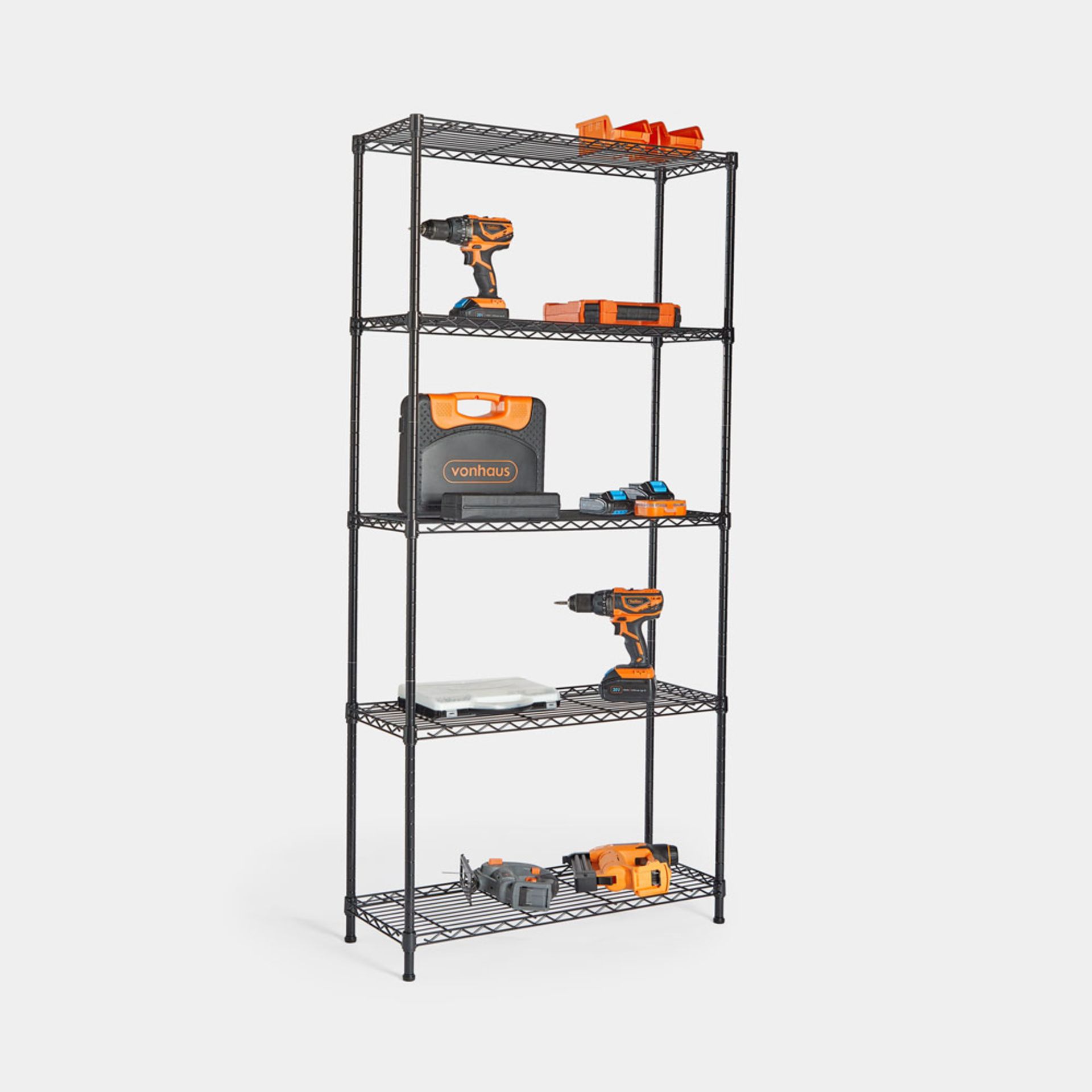 Boxed 5 Tier Wire Shelving-SR5(1.6)