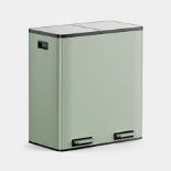 Boxed Matte Sage Green Double Bin - 60L-SR5(1.4)