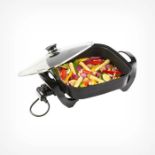 Boxed Square Electric Frying Pan - 30cm. - SR3.4.5.