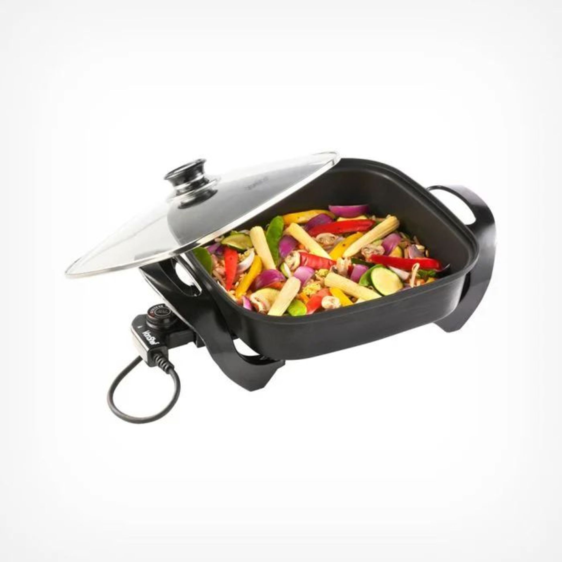 Boxed Square Electric Frying Pan - 30cm. - SR3.4.5.