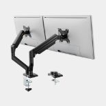 Boxed Gas Lift Dual Monitor Arm with Clamp-SR3(1.6)