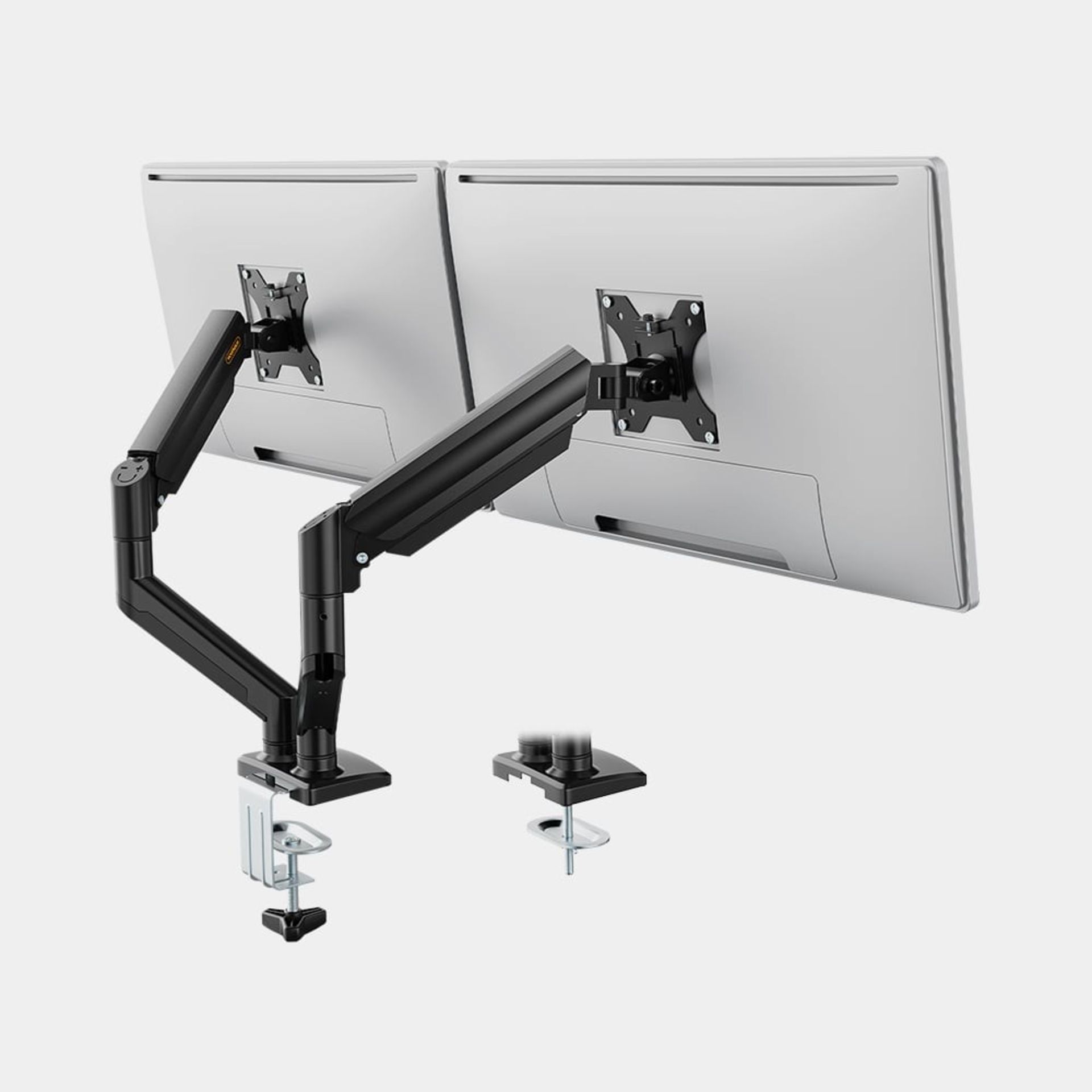 Boxed Gas Lift Dual Monitor Arm with Clamp-SR3(1.6)