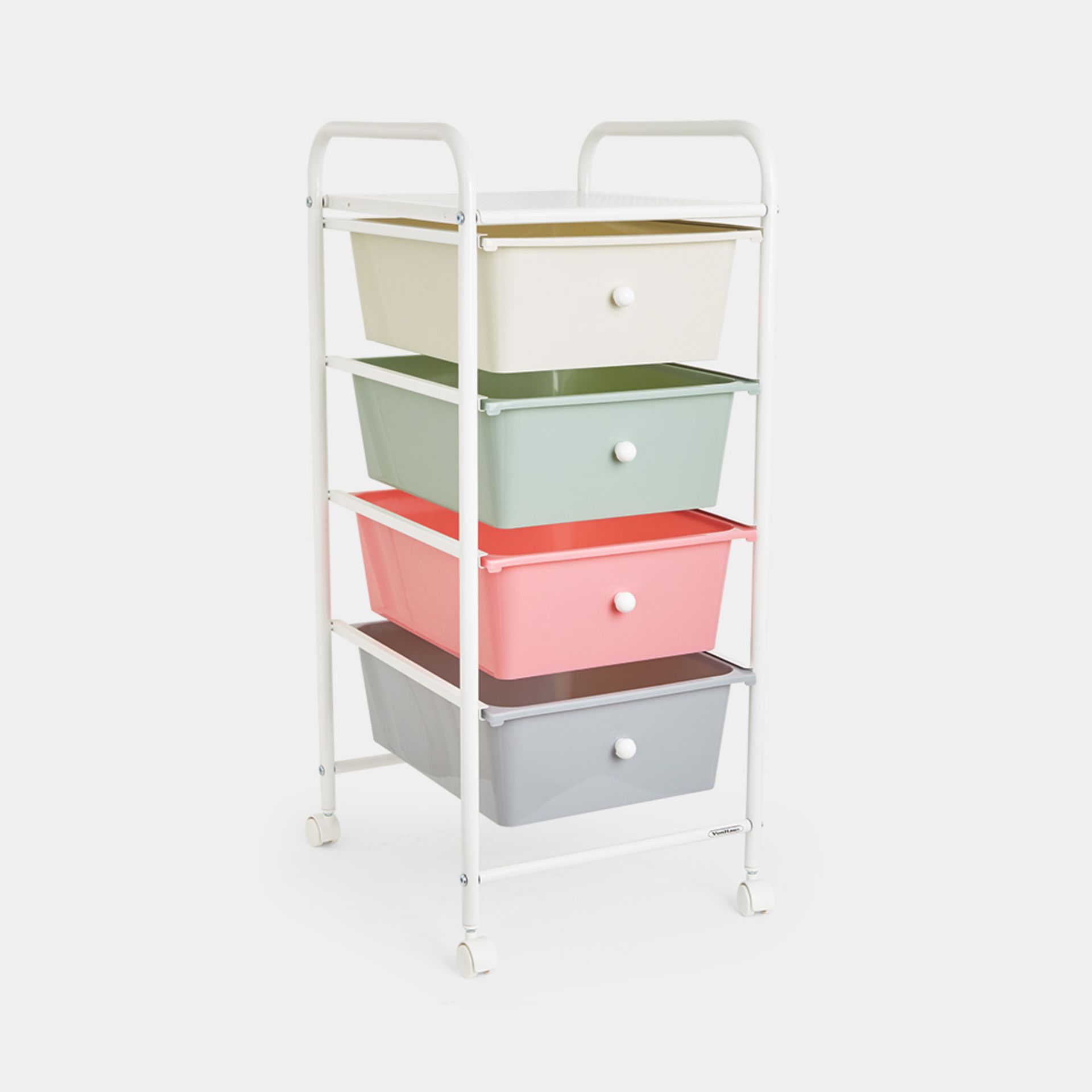 Boxed 4 Drawer Pastel Storage Trolley-SR5(4.3)
