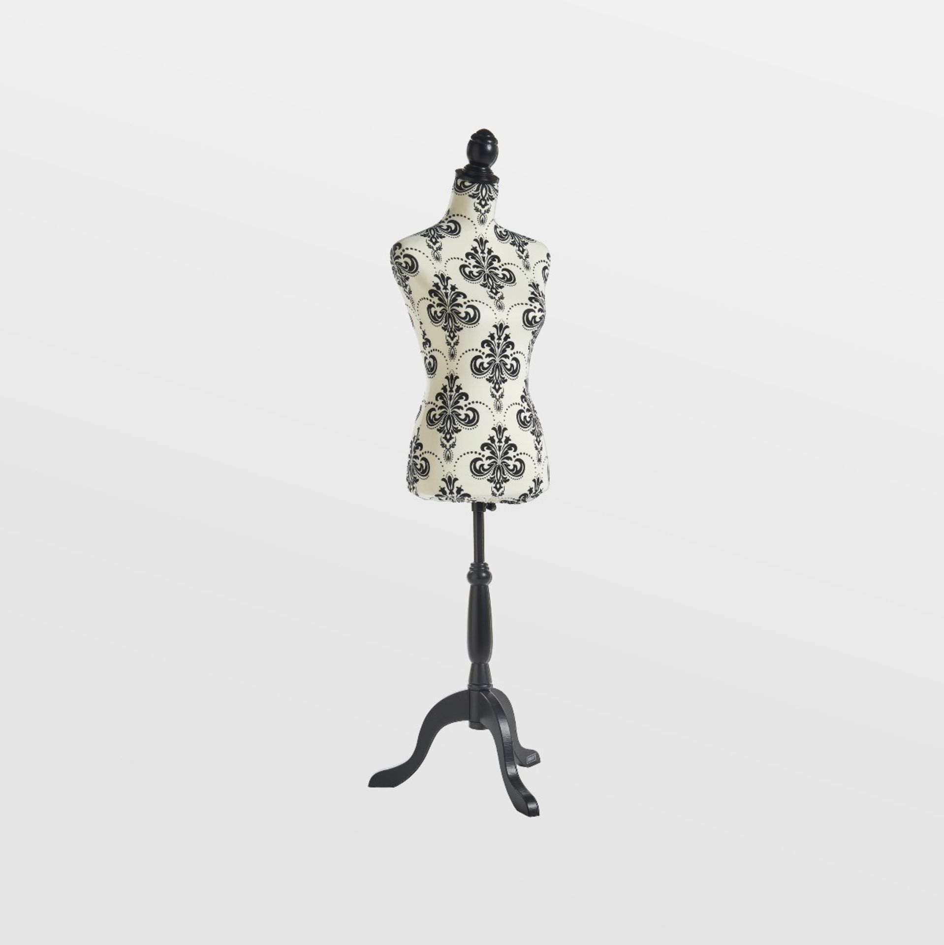 Boxed White & Damask Mannequin-SR3(3.6)